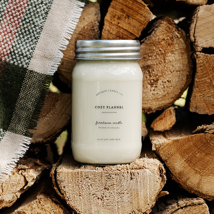 Cozy Flannel 16 oz candle