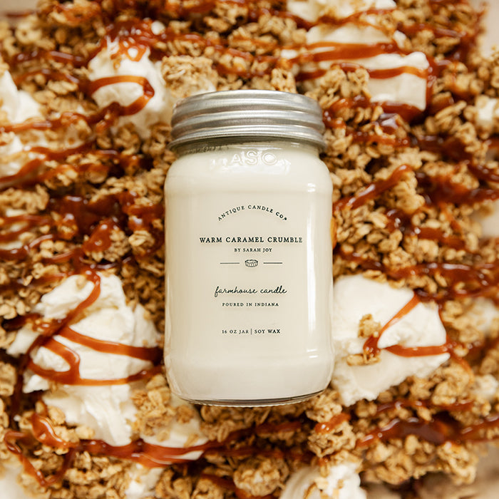 Warm Caramel Crumble by Sarah Joy 16 oz candle