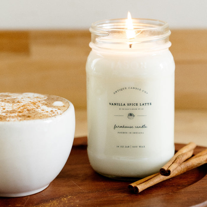 Vanilla Spice Latte by To Mimi's House We Go 16 oz candle