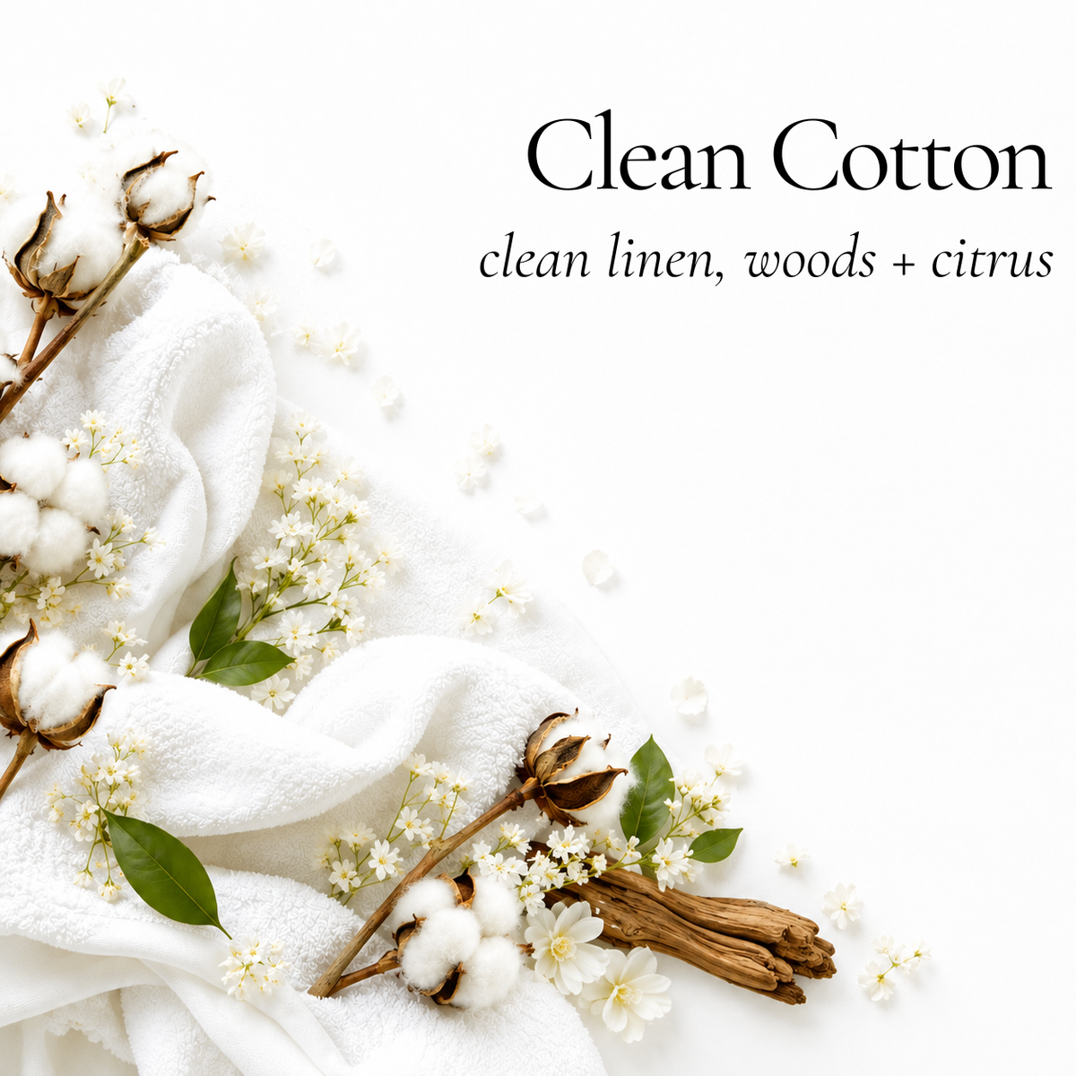 Clean Cotton 16 oz candle