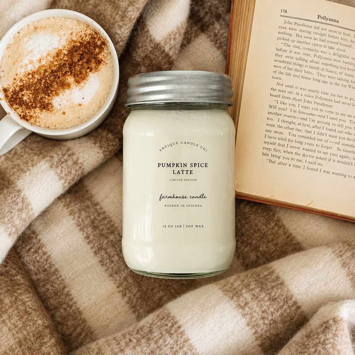 Pumpkin Spice Latte 16 oz candle
