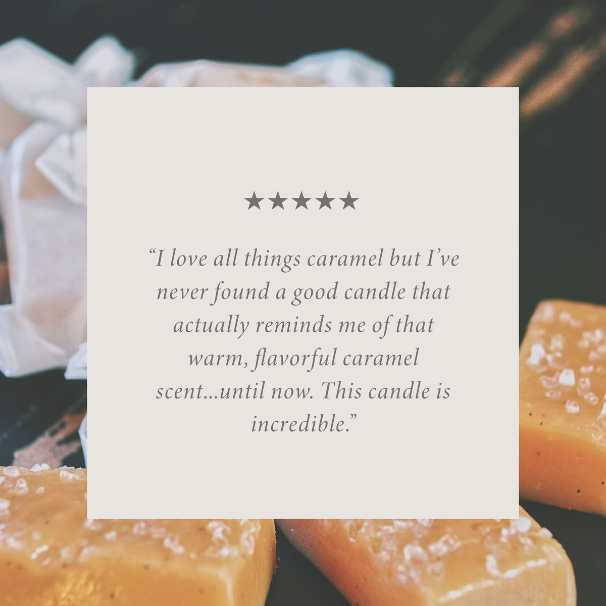 Warm Caramel Crumble by Sarah Joy