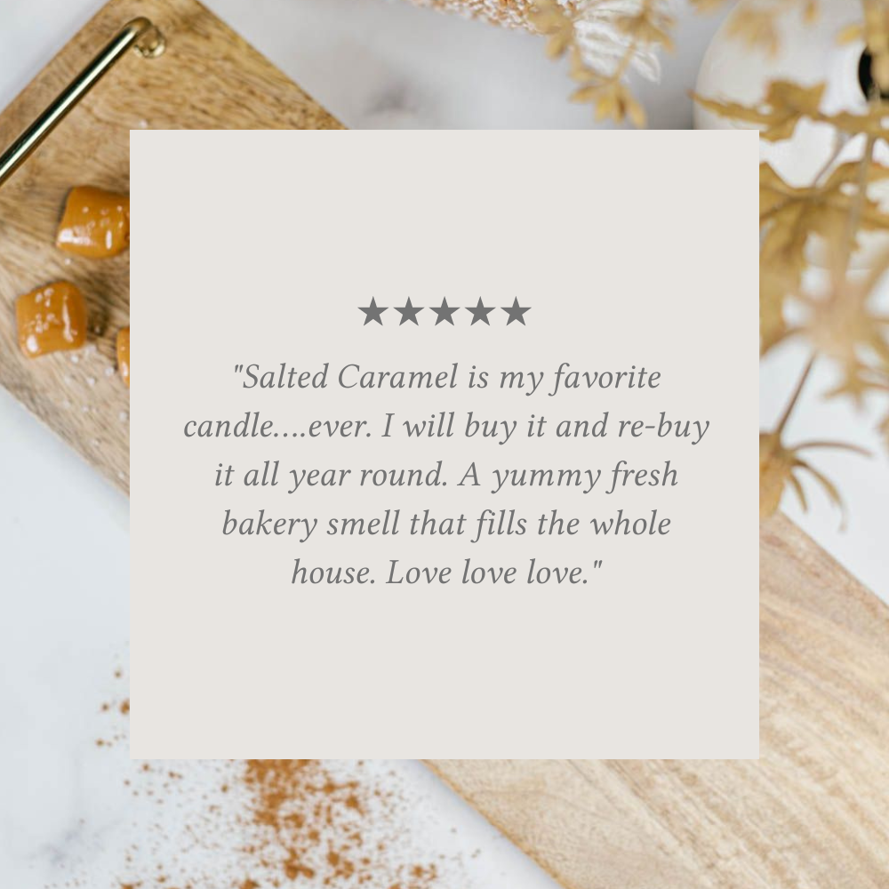 Salted Caramel 16 oz candle